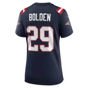 Isaiah bolden new england patriots nike womens team game jersey Navy L