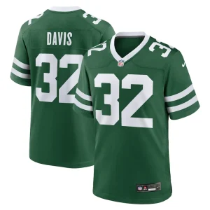 Isaiah davis new york jets nike team game jersey Legacy green
