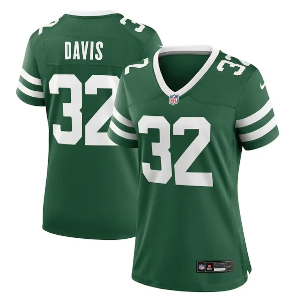 Isaiah davis new york jets nike womens team game jersey Legacy green