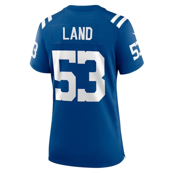 Isaiah land indianapolis colts nike womens team game jersey Royal L