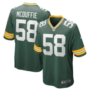 Isaiah mcduffie green bay packers nike game jersey Green