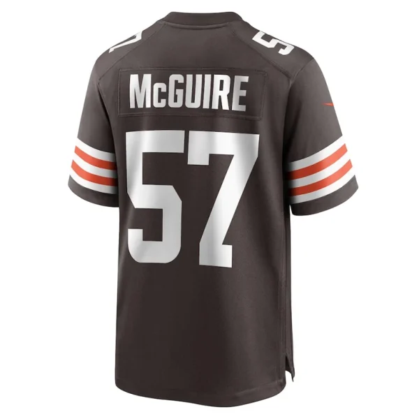 Isaiah mcguire cleveland browns nike team game jersey Brown L