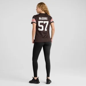 Isaiah mcguire cleveland browns nike womens team game jersey Brown 2XL