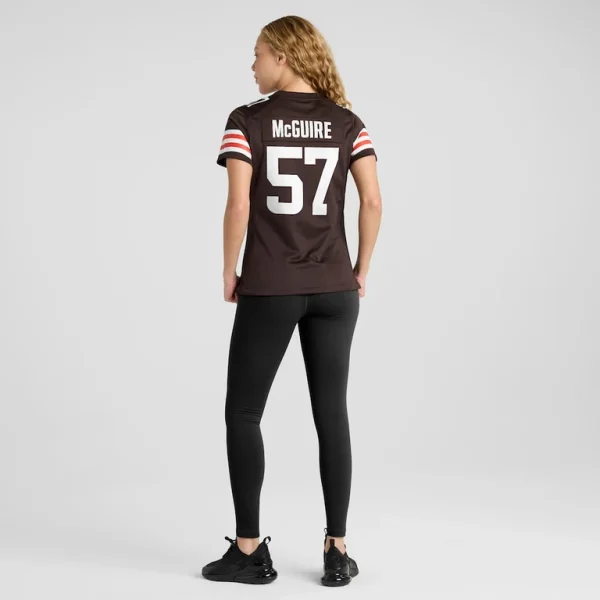 Isaiah mcguire cleveland browns nike womens team game jersey Brown 2XL