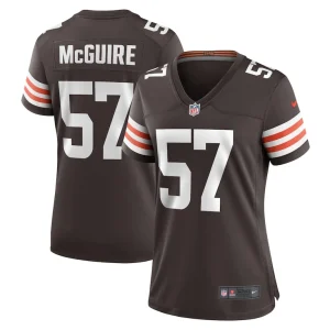 Isaiah mcguire cleveland browns nike womens team game jersey Brown