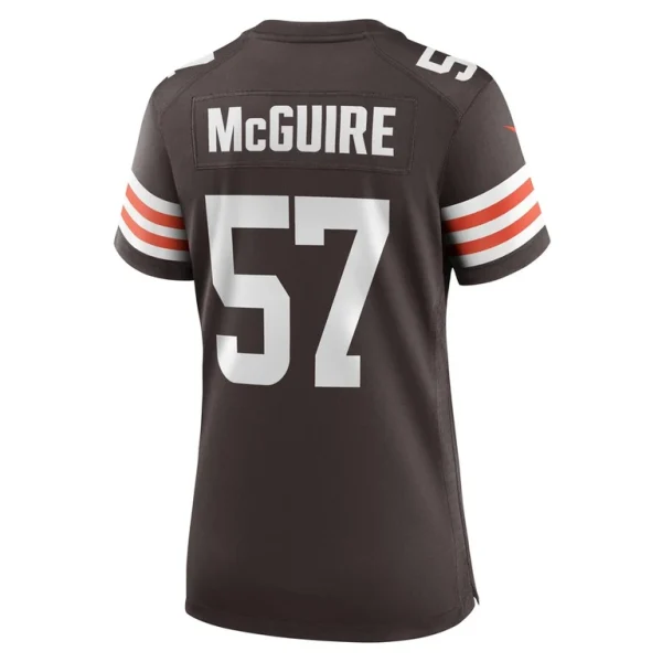 Isaiah mcguire cleveland browns nike womens team game jersey Brown L