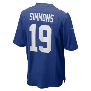 Isaiah simmons new york giants nike team game jersey Royal L
