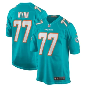 Isaiah wynn miami dolphins nike game jersey Aqua