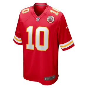 Isiah pacheco kansas city chiefs nike game player jersey Red M