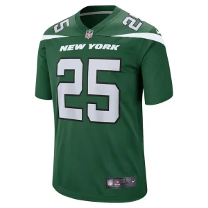 Israel abanikanda new york jets nike game jersey Gotham green M