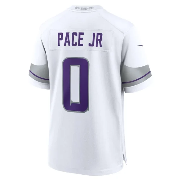 Ivan pace jr minnesota vikings nike alternate game player jersey White L