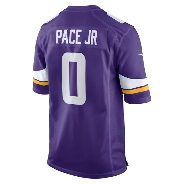 Ivan pace jr minnesota vikings nike game jersey Purple L
