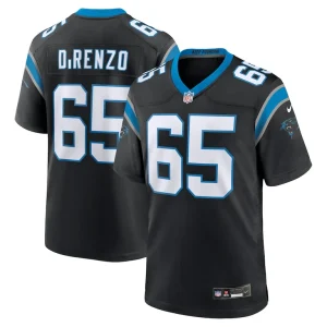J.d. direnzo carolina panthers nike game jersey Black