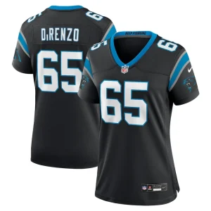 J.d. direnzo carolina panthers nike womens game jersey Black
