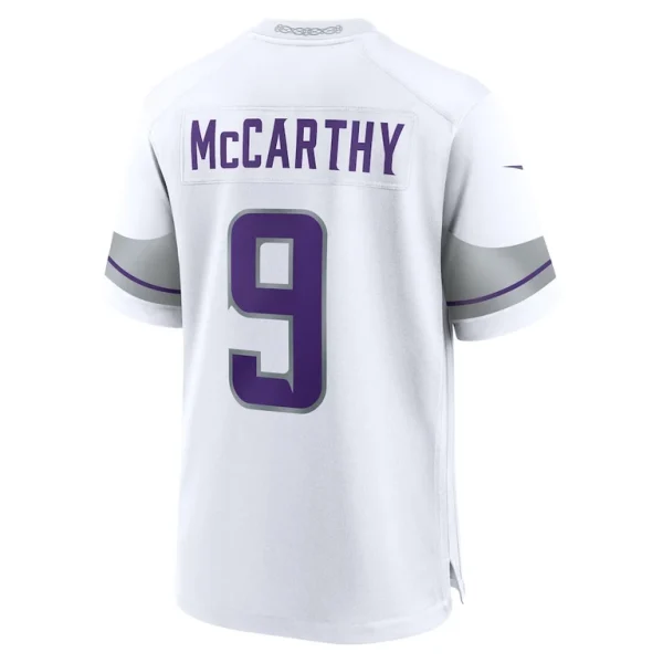 J.j. mccarthy minnesota vikings nike alternate game player jersey White L