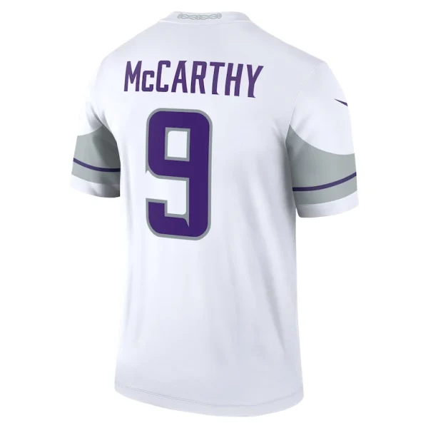 J.j. mccarthy minnesota vikings nike alternate legend player performance top White L