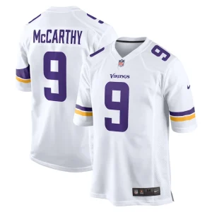 J.j. mccarthy minnesota vikings nike game jersey White