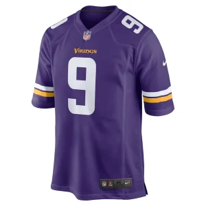 J.j. mccarthy minnesota vikings nike player game jersey Purple M