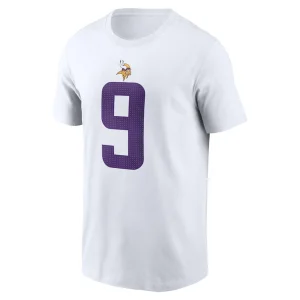 J.j. mccarthy minnesota vikings nike player name number t shirt White M
