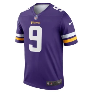 J.j. mccarthy minnesota vikings nike team legend player performance jersey Purple M