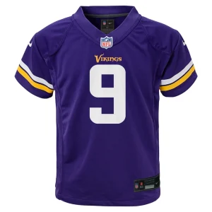 J.j. mccarthy minnesota vikings nike toddler game jersey Purple 3T