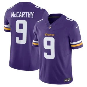 J.j. mccarthy minnesota vikings nike vapor f.u.s.e. limited jersey Purple
