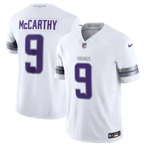 J.j. mccarthy minnesota vikings nike vapor f.u.s.e. limited jersey White