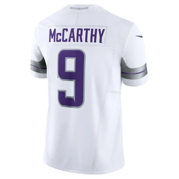 J.j. mccarthy minnesota vikings nike vapor f.u.s.e. limited jersey White L