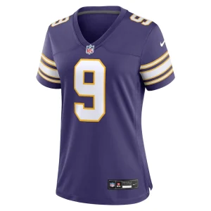 J.j. mccarthy minnesota vikings nike womens 2nd alternate player game jersey Purple M