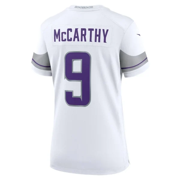 J.j. mccarthy minnesota vikings nike womens alternate game player jersey White L