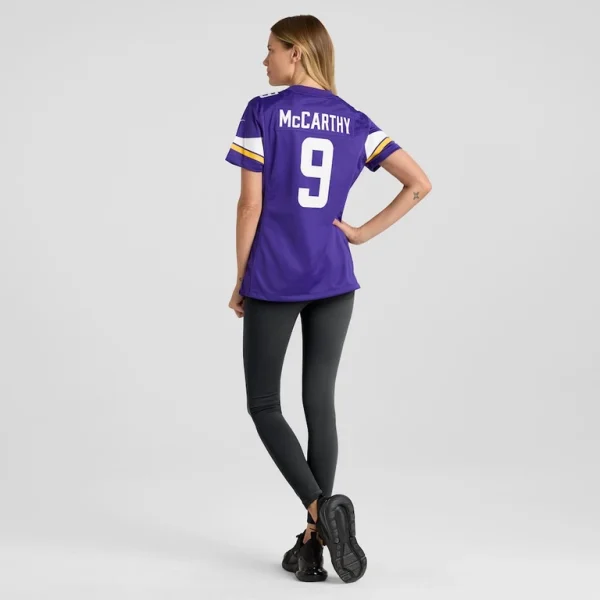 J.j. mccarthy minnesota vikings nike womens player game jersey Purple 2XL