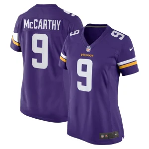 J.j. mccarthy minnesota vikings nike womens player game jersey Purple