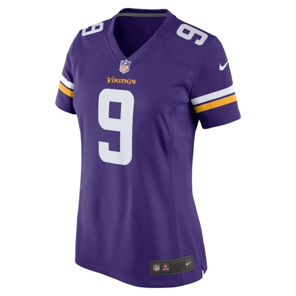 J.j. mccarthy minnesota vikings nike womens player game jersey Purple M