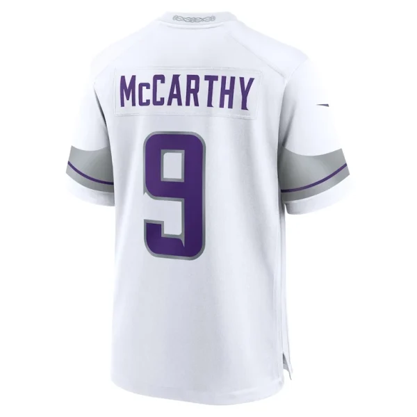 J.j. mccarthy minnesota vikings nike youth alternate game player jersey White Yth L