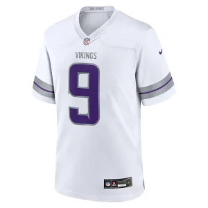 J.j. mccarthy minnesota vikings nike youth alternate game player jersey White Yth M