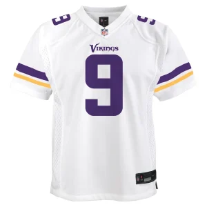 J.j. mccarthy minnesota vikings nike youth game jersey White Yth M