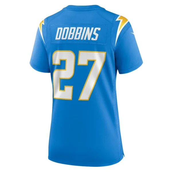 J.k. dobbins los angeles chargers nike womens team game jersey Powder blue L