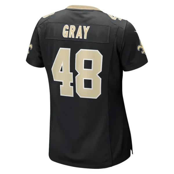 J.t. gray new orleans saints nike womens game jersey Black L