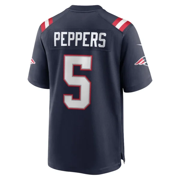 Jabrill peppers new england patriots nike game player jersey Navy L