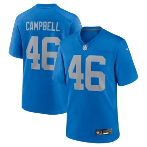 Jack campbell detroit lions nike alternate game jersey Blue