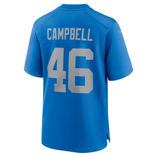 Jack campbell detroit lions nike alternate game jersey Blue L