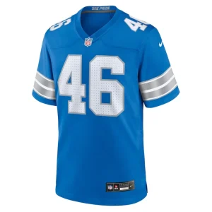 Jack campbell detroit lions nike game jersey Blue M
