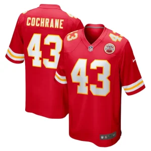 Jack cochrane kansas city chiefs nike game player jersey Red