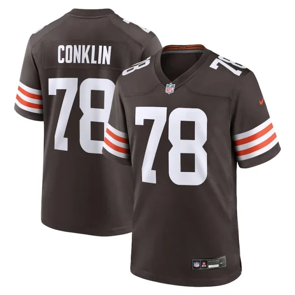 Jack conklin cleveland browns nike team game jersey Brown