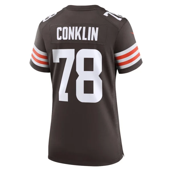 Jack conklin cleveland browns nike womens game jersey Brown L
