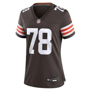 Jack conklin cleveland browns nike womens game jersey Brown M