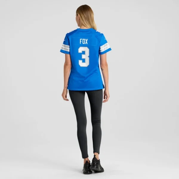 Jack fox detroit lions nike womens team game jersey Blue 2XL