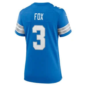 Jack fox detroit lions nike womens team game jersey Blue L