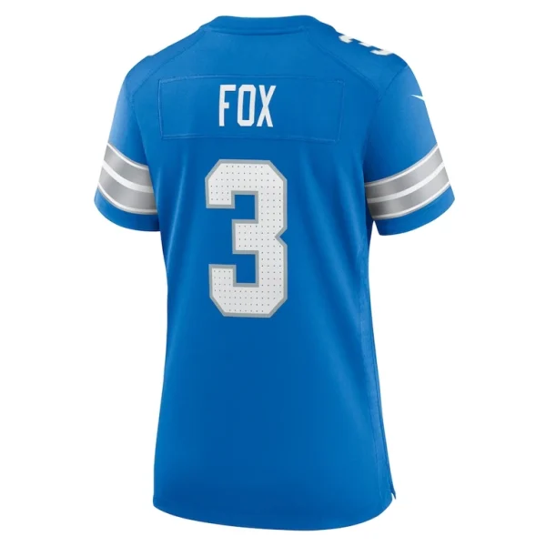 Jack fox detroit lions nike womens team game jersey Blue L