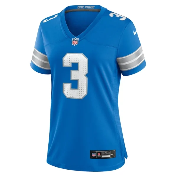Jack fox detroit lions nike womens team game jersey Blue M